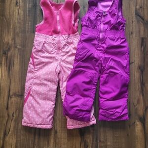 Columbia Pink and Purple Kids Overalls